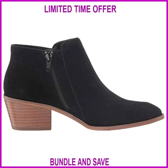 Women's Ankle Boots with Memory Foam Insole, 2 Inch Heel - Picture 7 of 7